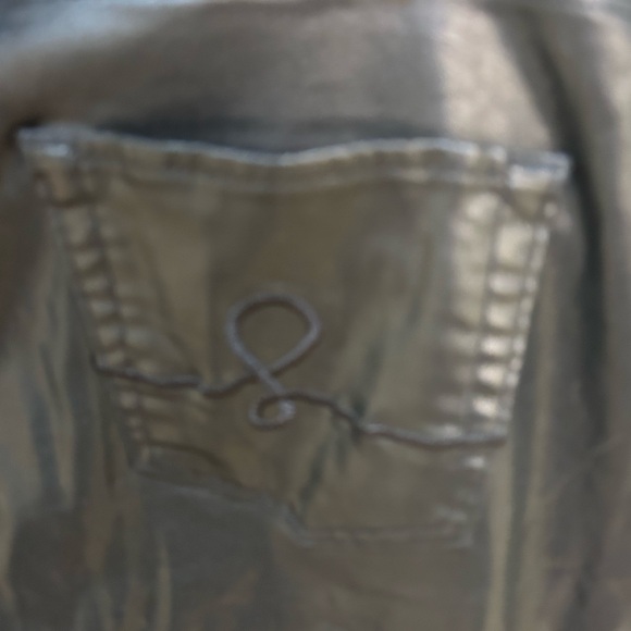 Lilly Pulitzer size 14 Black Faux Leather Pants - Picture 3 of 4